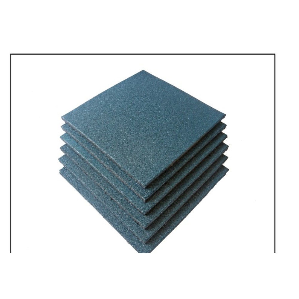 Loseta de Caucho Eco Gym 50 X 50 Cm de 4 Cm (Verde)